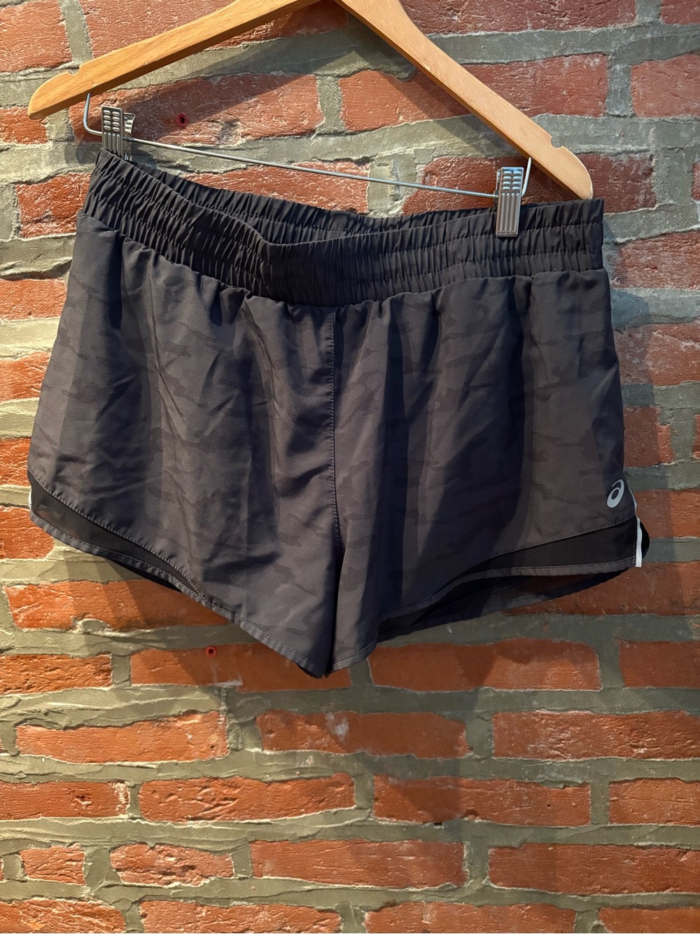 Asics Women's Charcoal Black Athletic Running Shorts